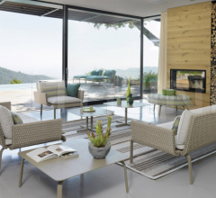 Итальянские Уличная мебель - Диван KEY WEST 4282 фабрика Roberti Rattan