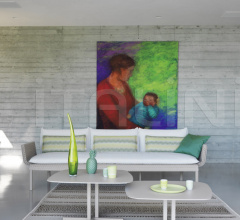 Итальянские Уличная мебель - Диван KEY WEST 4283 фабрика Roberti Rattan