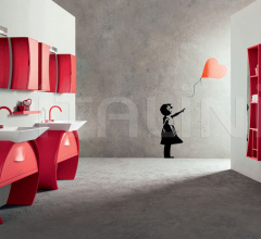 Мебель для умывальника Moon 03 фабрика Cerasa