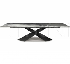 Стол обеденный Tyron CrystalArt Стол обеденный Tyron CrystalArt фабрика Cattelan Italia