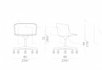 Кресло CUT S184-185 Lapalma