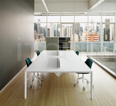 Итальянские Столы для конференц зала - Стол ADD T Linked Итальянские Столы для конференц зала - Стол ADD T Linked фабрика Lapalma