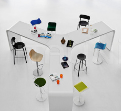 Итальянские Письменные столы - Письменный стол BRUNCH Y_shape small фабрика Lapalma