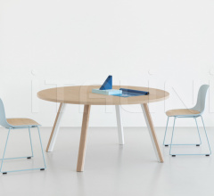 Итальянские Письменные столы - Стол ORI Round фабрика Lapalma