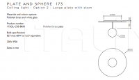 Светильник Plate and Sphere Atelier Areti