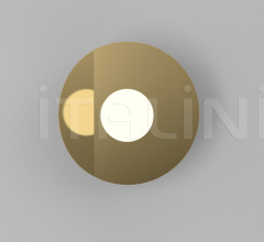 Настенный светильник Disc and Sphere Bent / Intersecting Настенный светильник Disc and Sphere Bent / Intersecting фабрика Atelier Areti