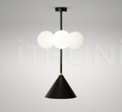 Подвесной светильник Axis Cone and Globes (metal) Подвесной светильник Axis Cone and Globes (metal) фабрика Atelier Areti