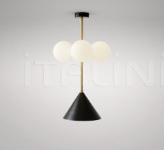 Подвесной светильник Axis Cone and Globes (metal) Подвесной светильник Axis Cone and Globes (metal) фабрика Atelier Areti
