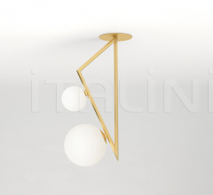Потолочный светильник Triangle and globe Потолочный светильник Triangle and globe фабрика Atelier Areti