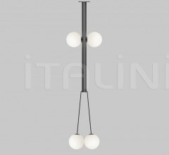 Подвесной светильник Thick tube and globes Подвесной светильник Thick tube and globes фабрика Atelier Areti