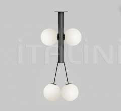Подвесной светильник Thick tube and globes Подвесной светильник Thick tube and globes фабрика Atelier Areti