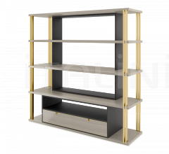 Итальянские Стеллажи - Книжный стеллаж DHAKA фабрика Frato