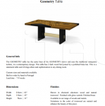 Стол обеденный Geometry Table Duistt