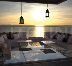 Итальянские Уличная мебель - Модульный диван MO MODULAR SOFA фабрика Essential Home