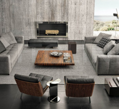 Итальянские Кресла - Кресло Daiki фабрика Minotti