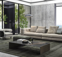 Итальянские Скамьи - Банкетка Quincy Итальянские Скамьи - Банкетка Quincy фабрика Minotti