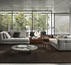 Итальянские Гостиная - Пуф Fynn Итальянские Гостиная - Пуф Fynn фабрика Minotti