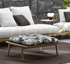 Итальянские Уличная мебель - Пуф Fynn Outdoor Итальянские Уличная мебель - Пуф Fynn Outdoor фабрика Minotti