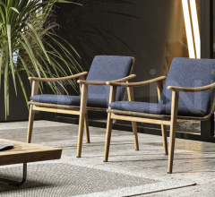 Итальянские Уличные кресла - Кресло Fynn Outdoor Итальянские Уличные кресла - Кресло Fynn Outdoor фабрика Minotti