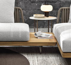 Итальянские Уличная мебель - Модульный диван Sunray Итальянские Уличная мебель - Модульный диван Sunray фабрика Minotti