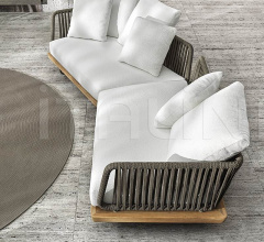 Итальянские Уличная мебель - Модульный диван Sunray Итальянские Уличная мебель - Модульный диван Sunray фабрика Minotti