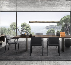 Итальянские Столовая - Стол обеденный Linha фабрика Minotti