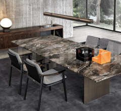 Итальянские Столовая - Стол обеденный Linha фабрика Minotti