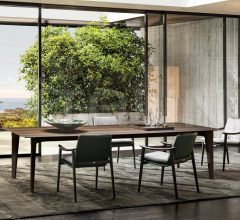 Итальянские Столовая - Стол обеденный Penthouse фабрика Minotti