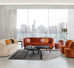 Итальянские Пуфы - Пуф Domino фабрика Cts Salotti