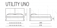 Кровать Utility Uno Altrenotti