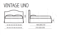 Кровать Vintage Uno Altrenotti