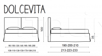 Кровать Dolcevita Altrenotti