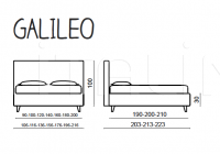Кровать Galileo Altrenotti