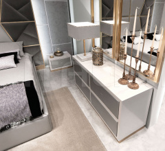 Итальянские Спальни - Тумбочка KEOPE - SOFT Итальянские Спальни - Тумбочка KEOPE - SOFT фабрика CorteZari