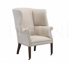 Итальянские Кресла - Кресло Hepplewhite Wing Chair, Upholstered Back фабрика Ralph Lauren Home