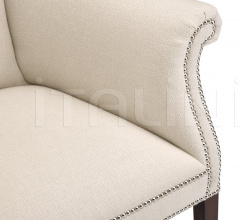 Итальянские Кресла - Кресло Hepplewhite Wing Chair, Upholstered Back фабрика Ralph Lauren Home