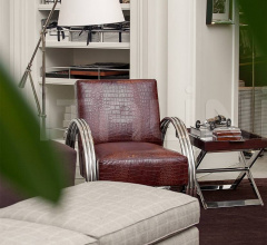 Итальянские Кресла - Кресло Hudson Street Lounge Chair фабрика Ralph Lauren Home