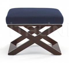 Итальянские Пуфы - Пуф Cote D'Azur Cross-Braced Stool фабрика Ralph Lauren Home