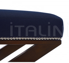 Итальянские Пуфы - Пуф Cote D'Azur Cross-Braced Stool фабрика Ralph Lauren Home