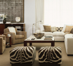 Итальянские Пуфы - Пуф Modern Hollywood Ottoman фабрика Ralph Lauren Home