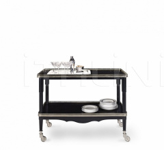 Итальянские Сервировочные столики - Сервировочный столик One Fifth Drinks Trolley - Black Итальянские Сервировочные столики - Сервировочный столик One Fifth Drinks Trolley - Black фабрика Ralph Lauren Home