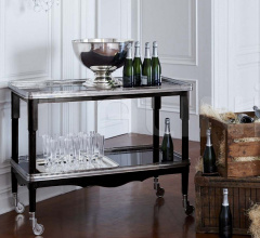 Итальянские Сервировочные столики - Сервировочный столик One Fifth Drinks Trolley - Black Итальянские Сервировочные столики - Сервировочный столик One Fifth Drinks Trolley - Black фабрика Ralph Lauren Home