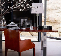 Итальянские Письменные столы - Письменный стол Langham Burl Desk фабрика Ralph Lauren Home