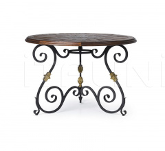 Итальянские Столы обеденные - Стол обеденный Duchess Wrought Iron Table Итальянские Столы обеденные - Стол обеденный Duchess Wrought Iron Table фабрика Ralph Lauren Home