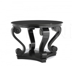 Итальянские Столы обеденные - Стол обеденный One Fifth Scroll Hall Table, One Fifth Black Итальянские Столы обеденные - Стол обеденный One Fifth Scroll Hall Table, One Fifth Black фабрика Ralph Lauren Home