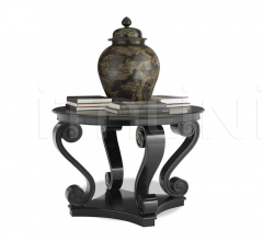 Итальянские Столы обеденные - Стол обеденный One Fifth Scroll Hall Table, One Fifth Black Итальянские Столы обеденные - Стол обеденный One Fifth Scroll Hall Table, One Fifth Black фабрика Ralph Lauren Home