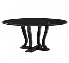 Итальянские Столы обеденные - Стол обеденный Basalt Dining Table, One Fifth Black Итальянские Столы обеденные - Стол обеденный Basalt Dining Table, One Fifth Black фабрика Ralph Lauren Home