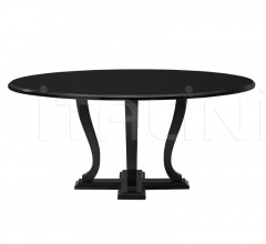 Итальянские Столы обеденные - Стол обеденный Basalt Dining Table, One Fifth Black Итальянские Столы обеденные - Стол обеденный Basalt Dining Table, One Fifth Black фабрика Ralph Lauren Home