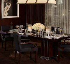 Итальянские Столы обеденные - Стол обеденный Duke Pedestal Dining Table - Penthouse Rosewood Итальянские Столы обеденные - Стол обеденный Duke Pedestal Dining Table - Penthouse Rosewood фабрика Ralph Lauren Home