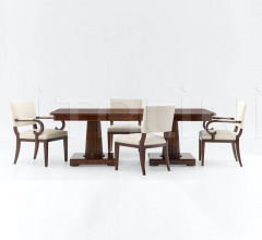 Итальянские Столы обеденные - Стол обеденный Mayfair Double Pedestal Dining Table Итальянские Столы обеденные - Стол обеденный Mayfair Double Pedestal Dining Table фабрика Ralph Lauren Home